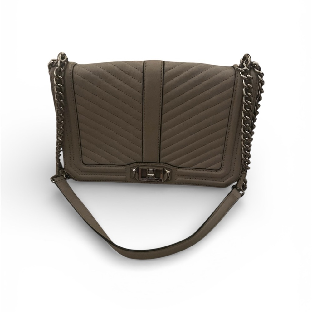 Rebecca Minkoff Women’s Tan Purse with Chain Strap